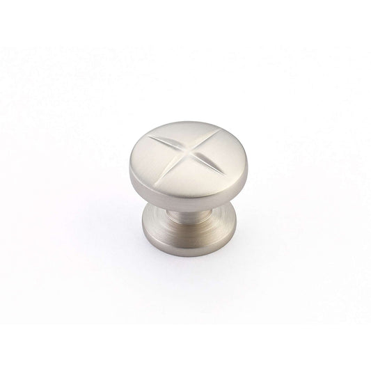 Schaub and Company - Northport Cabinet Knob Round - Dimple