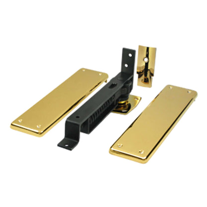 Deltana - Spring Hinge, Double Action w/ Solid Brass Cover Plates