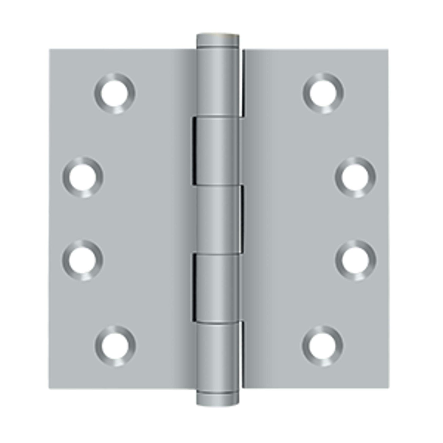 Deltana - 4" x 4" Square Hinges, Solid Brass Hinges
