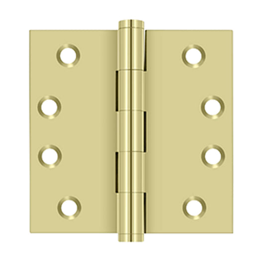 Deltana - 4" x 4" Square Hinges, Solid Brass Hinges
