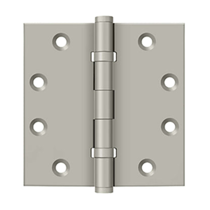 Deltana - 4-1/2" x 4-1/2" Square Hinges, Ball Bearings, Solid Brass Hinges