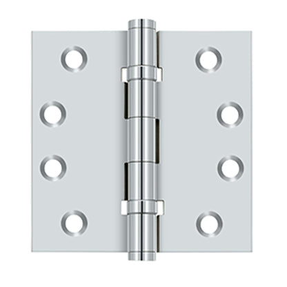 Deltana - 4" x 4" Square Hinges, Ball Bearings, Solid Brass Hinges
