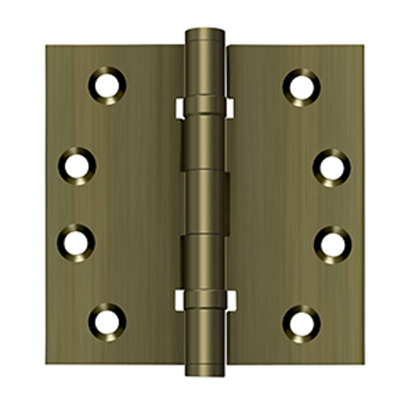 Deltana - 4" x 4" Square Hinges, Ball Bearings, Solid Brass Hinges