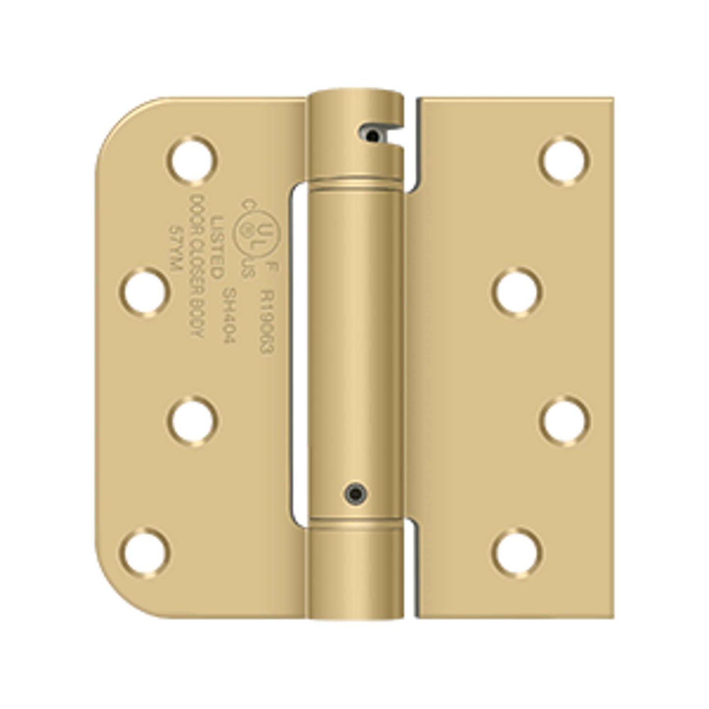 Deltana - 4" x 4" x 5/8" x SQ Spring Hinge, UL Listed