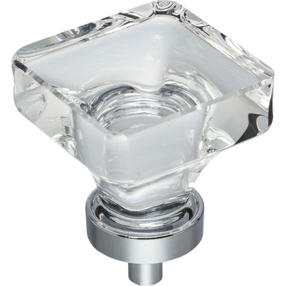 Jeffrey Alexander - Harlow Square Glass Cabinet Knob