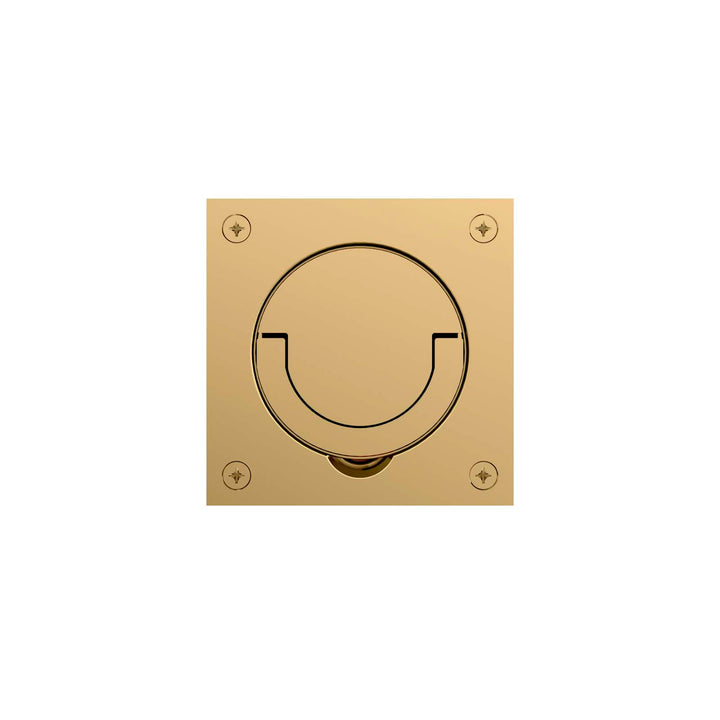 Baldwin Hardware Corporation - Estate - 0397 - Flush Cup Handle & Ring Pull