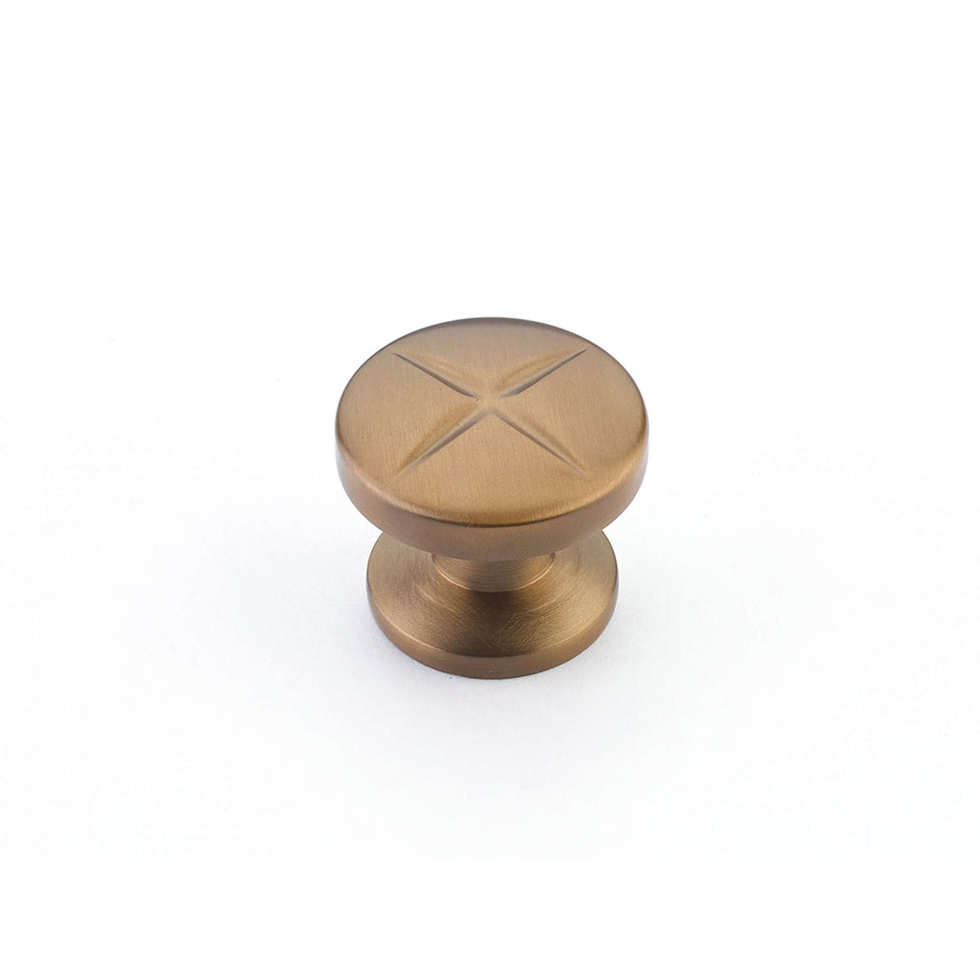 Schaub and Company - Northport Cabinet Knob Round - Dimple