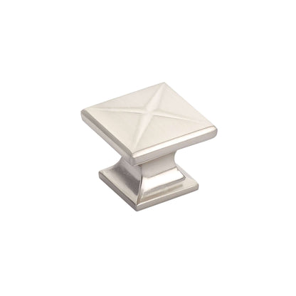 Schaub and Company - Northport Cabinet Knob Square - Dimple