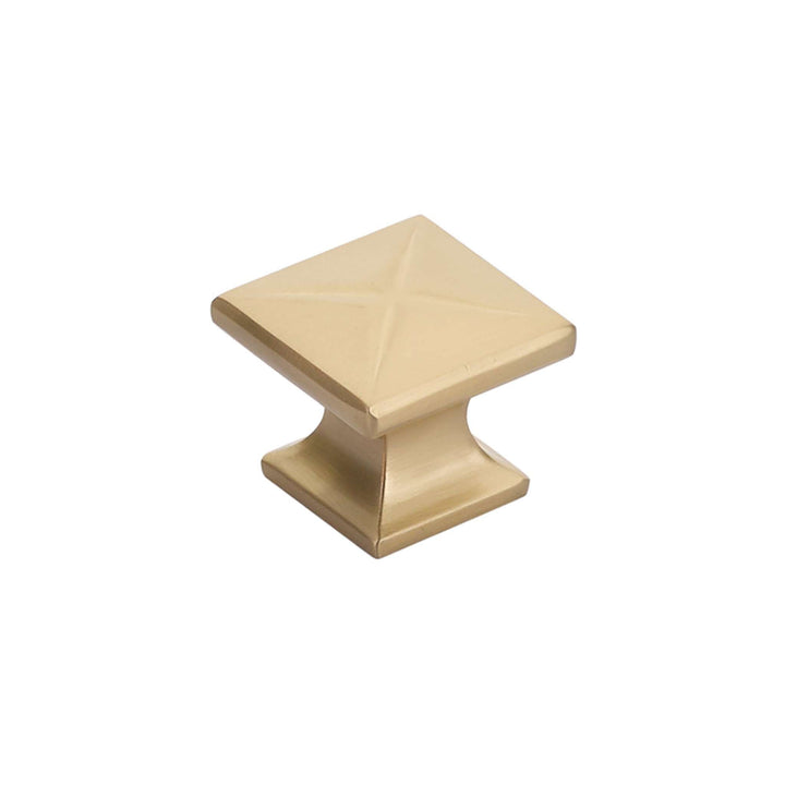 Schaub and Company - Northport Cabinet Knob Square - Dimple