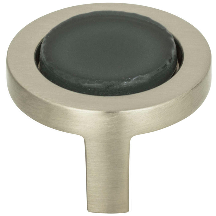 Atlas - Spa Black Round Knob