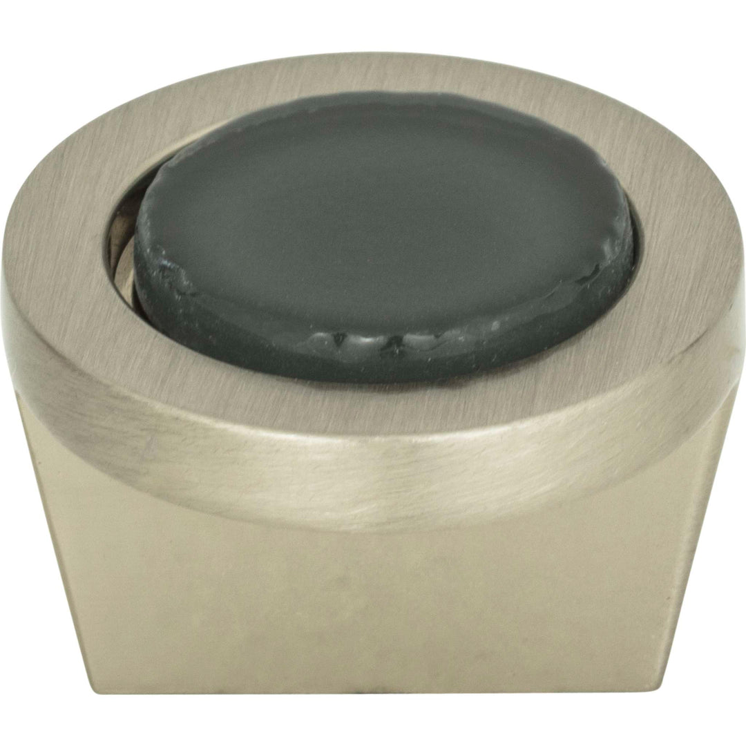 Atlas - Spa Black Round Knob