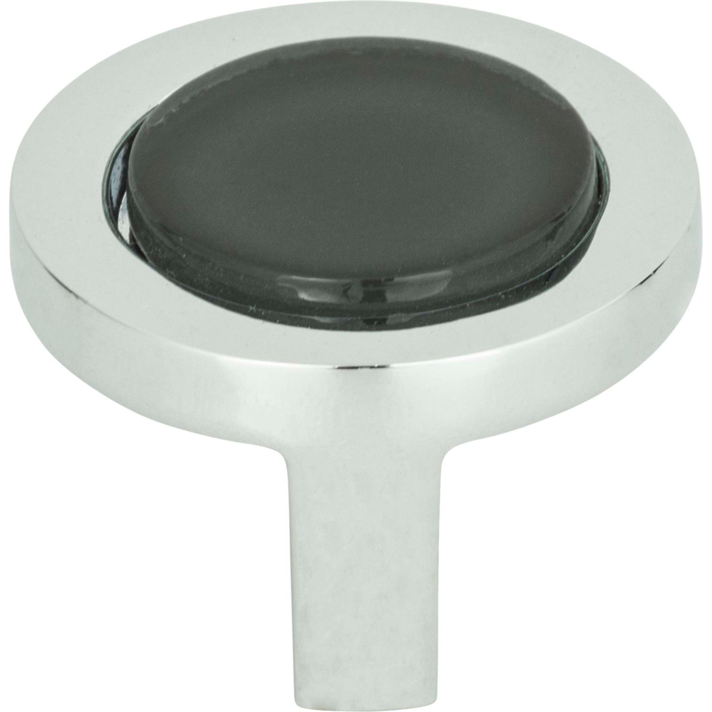 Atlas - Spa Black Round Knob