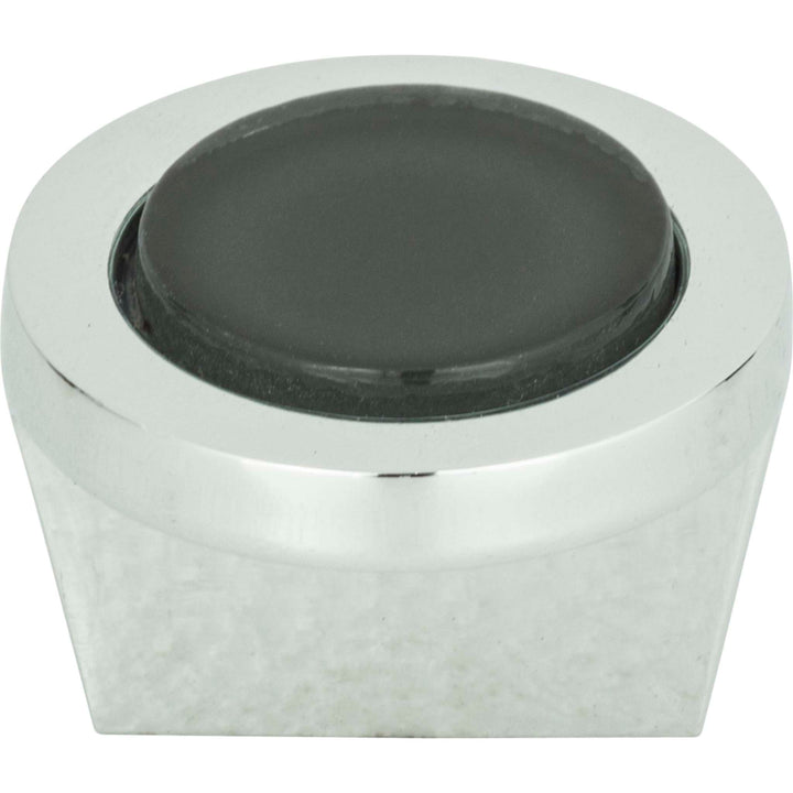 Atlas - Spa Black Round Knob