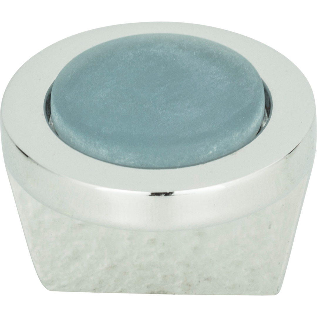 Atlas - Spa Blue Round Knob