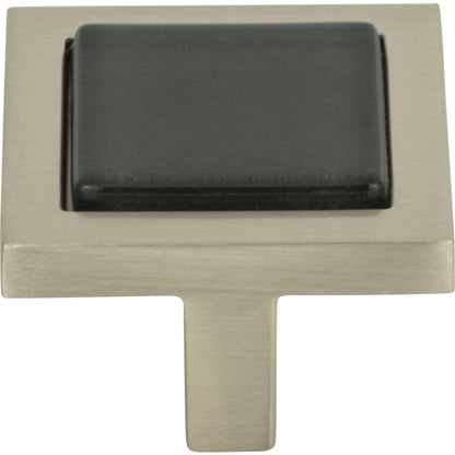 Atlas - Spa Black Square Knob