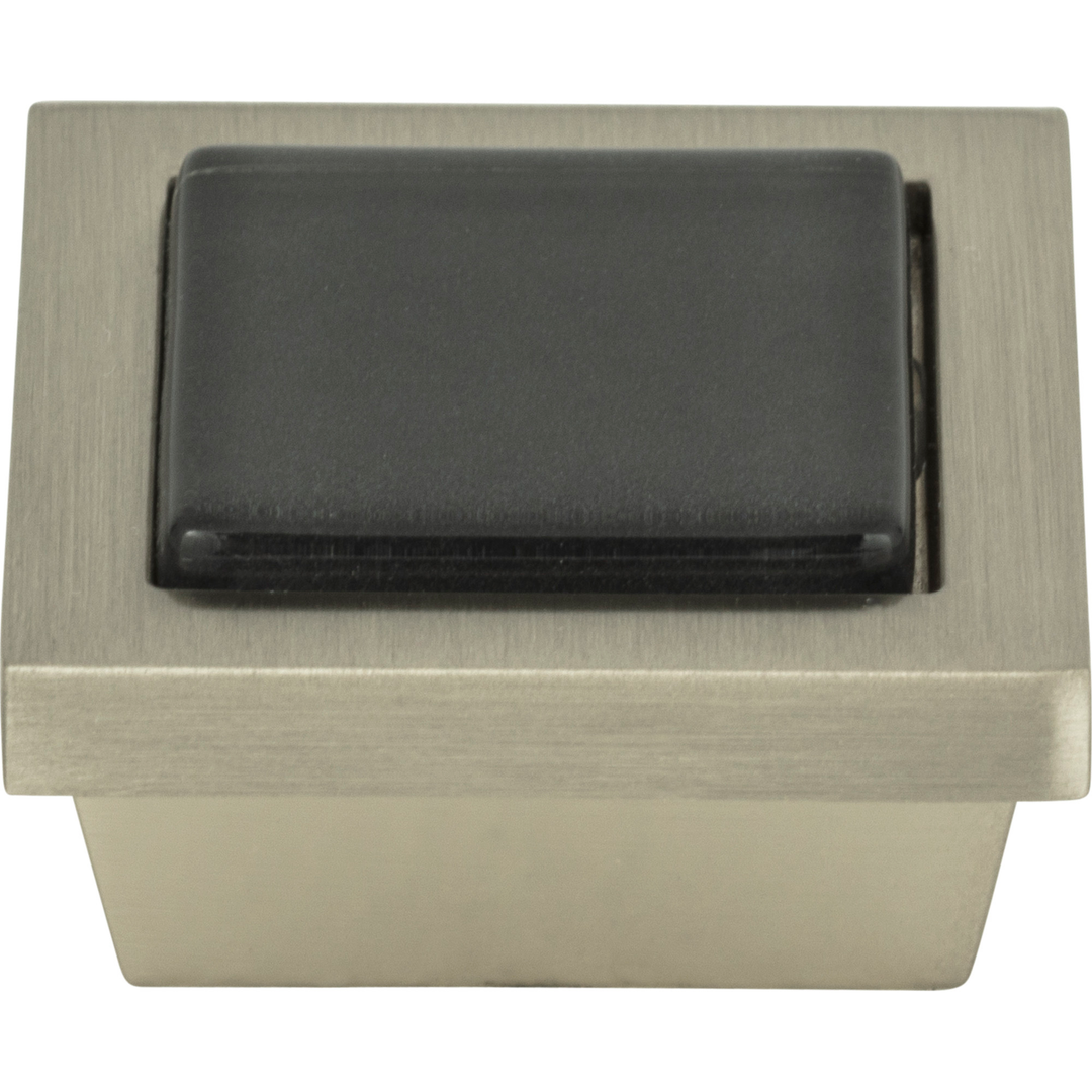 Atlas - Spa Black Square Knob