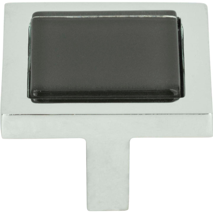 Atlas - Spa Black Square Knob