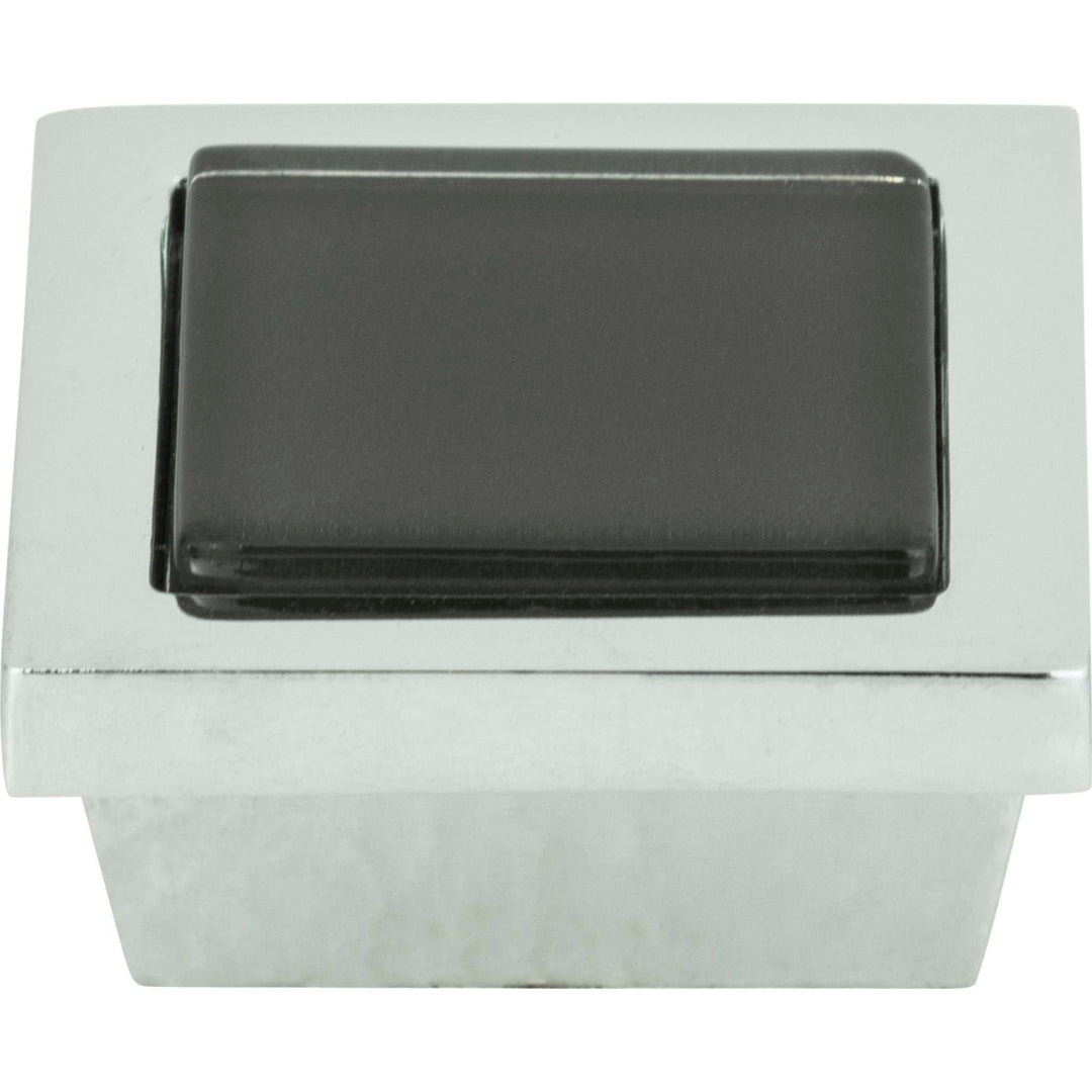 Atlas - Spa Black Square Knob