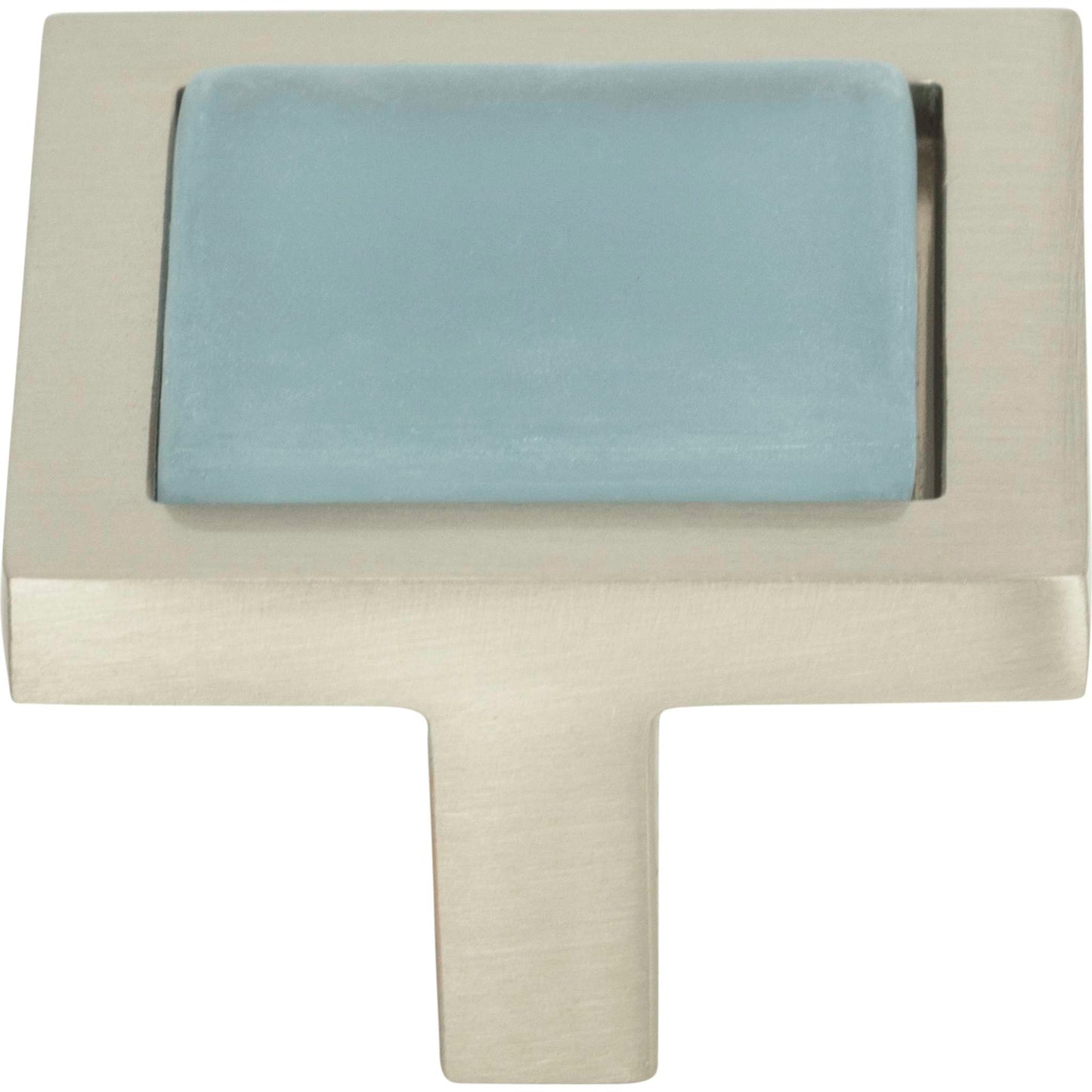 Atlas - Spa Blue Square Knob