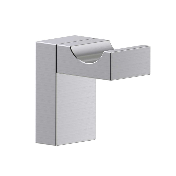 Kartners - Berlin Single Prong Robe Hook  (L-Shaped Solid Back)