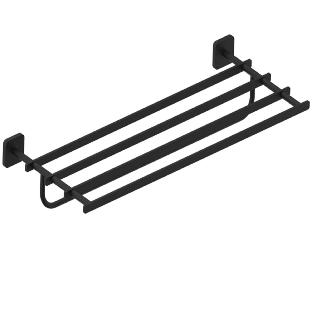 Kartners - Milan Towel Shelf With Towel Bar 24"