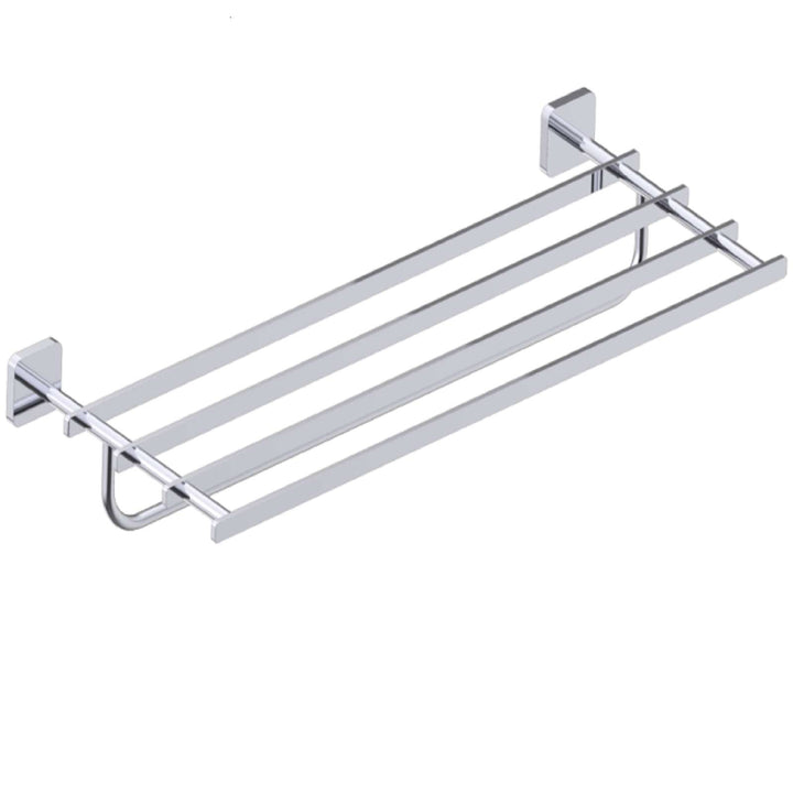 Kartners - Milan Towel Shelf With Towel Bar 24"