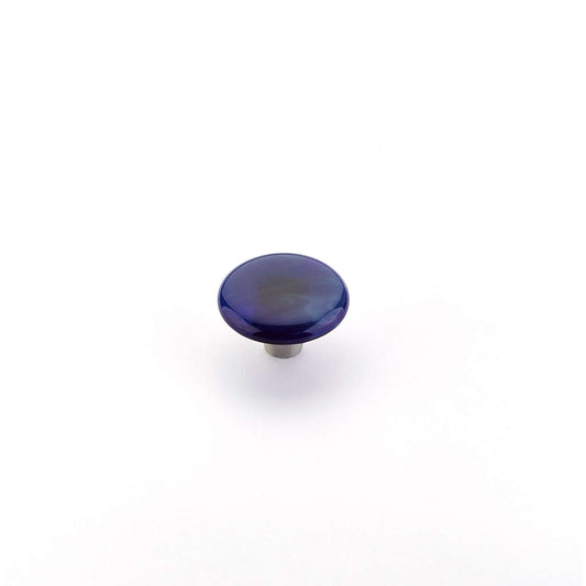 Schaub and Company - Ice Cabinet Knob Round Sapphire