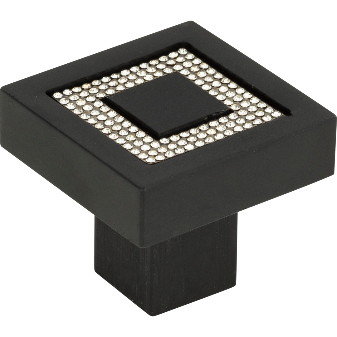 Atlas - Crystal Square Inset Knob