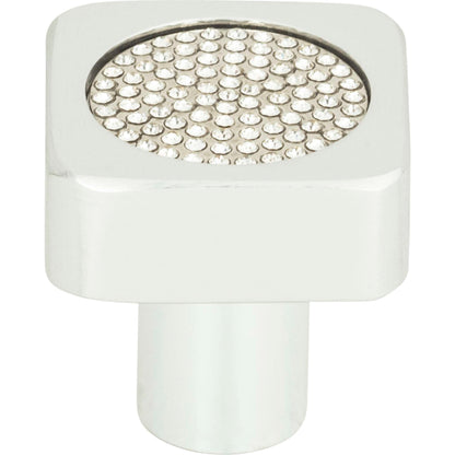 Atlas - Crystal Square Inset Knob