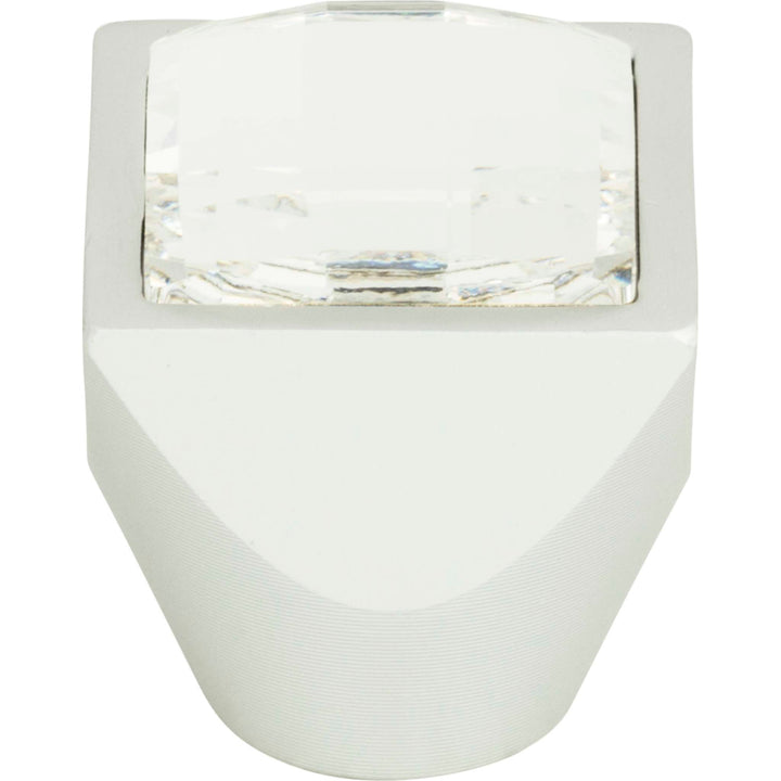 Atlas - Crystal Large Square Knob