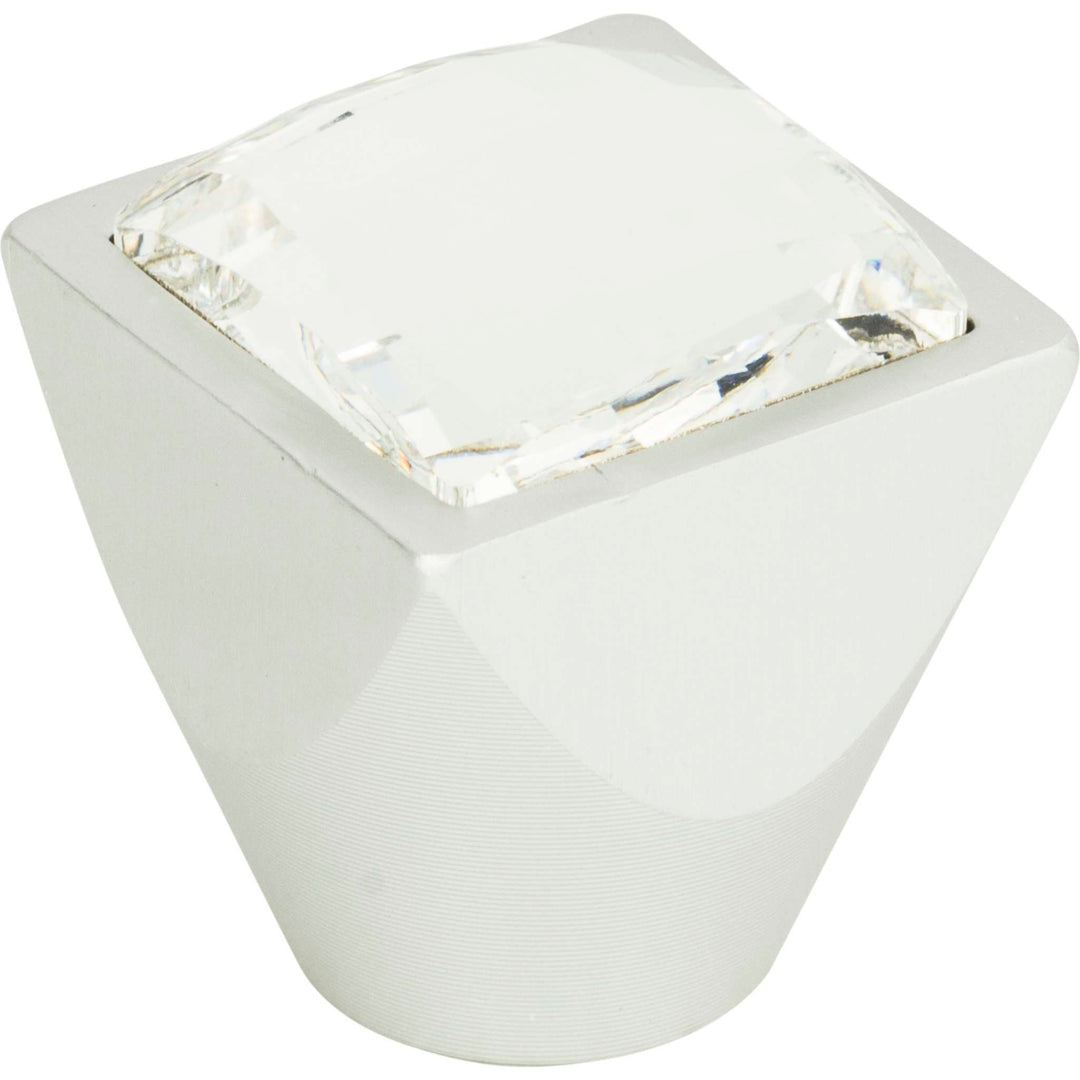 Atlas - Crystal Large Square Knob