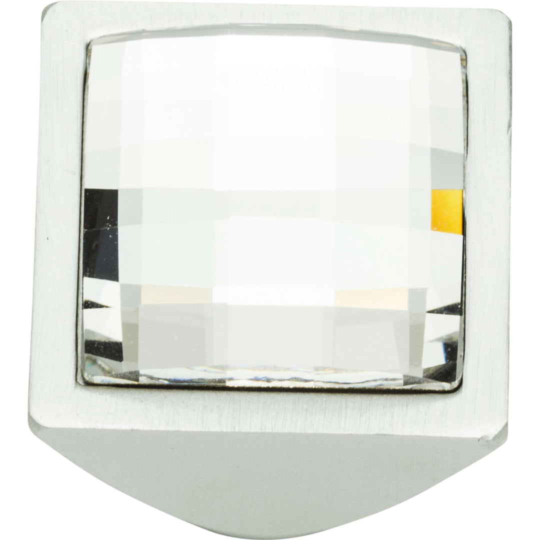 Atlas - Crystal Large Square Knob