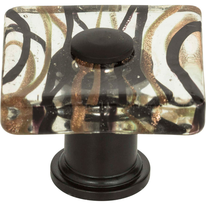 Atlas - Milky Way Glass Square Knob