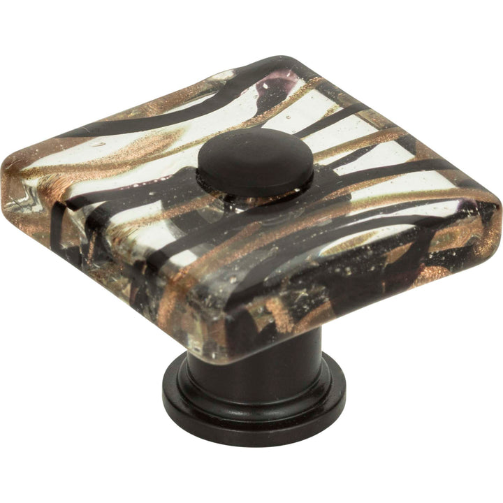 Atlas - Milky Way Glass Square Knob