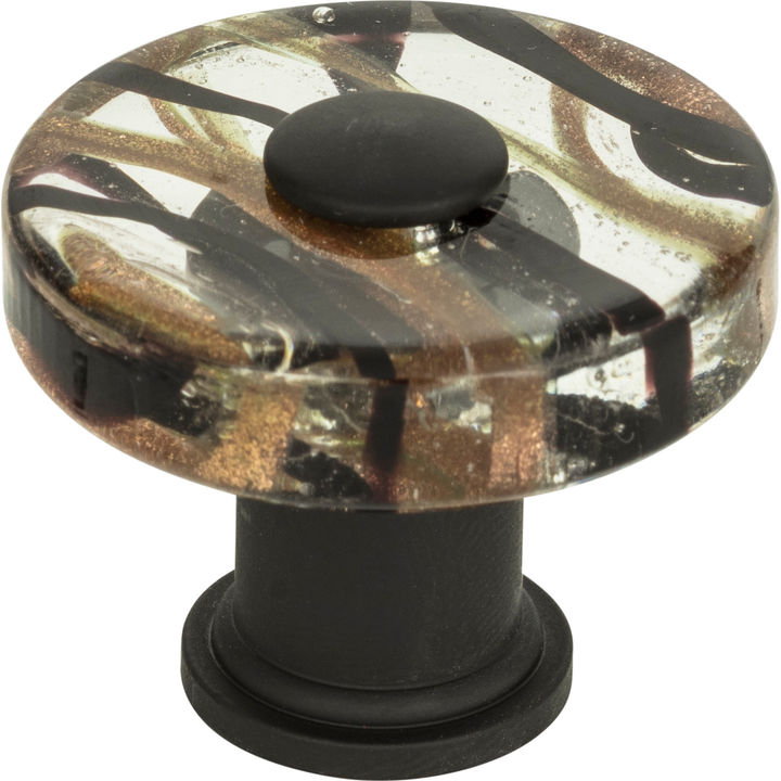 Atlas - Milky Way Glass Round Knob