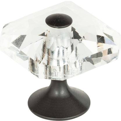 Atlas - Crystal Large Square Knob