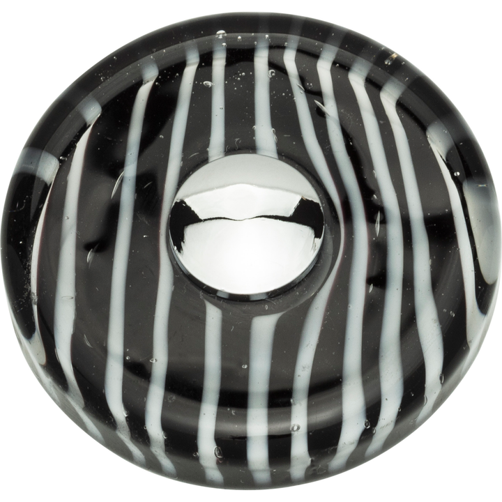 Atlas - Zebra Glass Round Knob