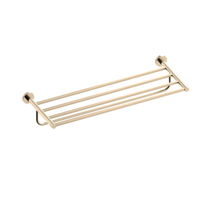 Kartners - Circo Knurled Towel Shelf W/ Towel Bar 24"