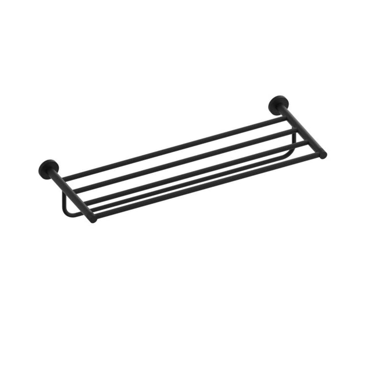 Kartners - Circo Knurled Towel Shelf W/ Towel Bar 24"