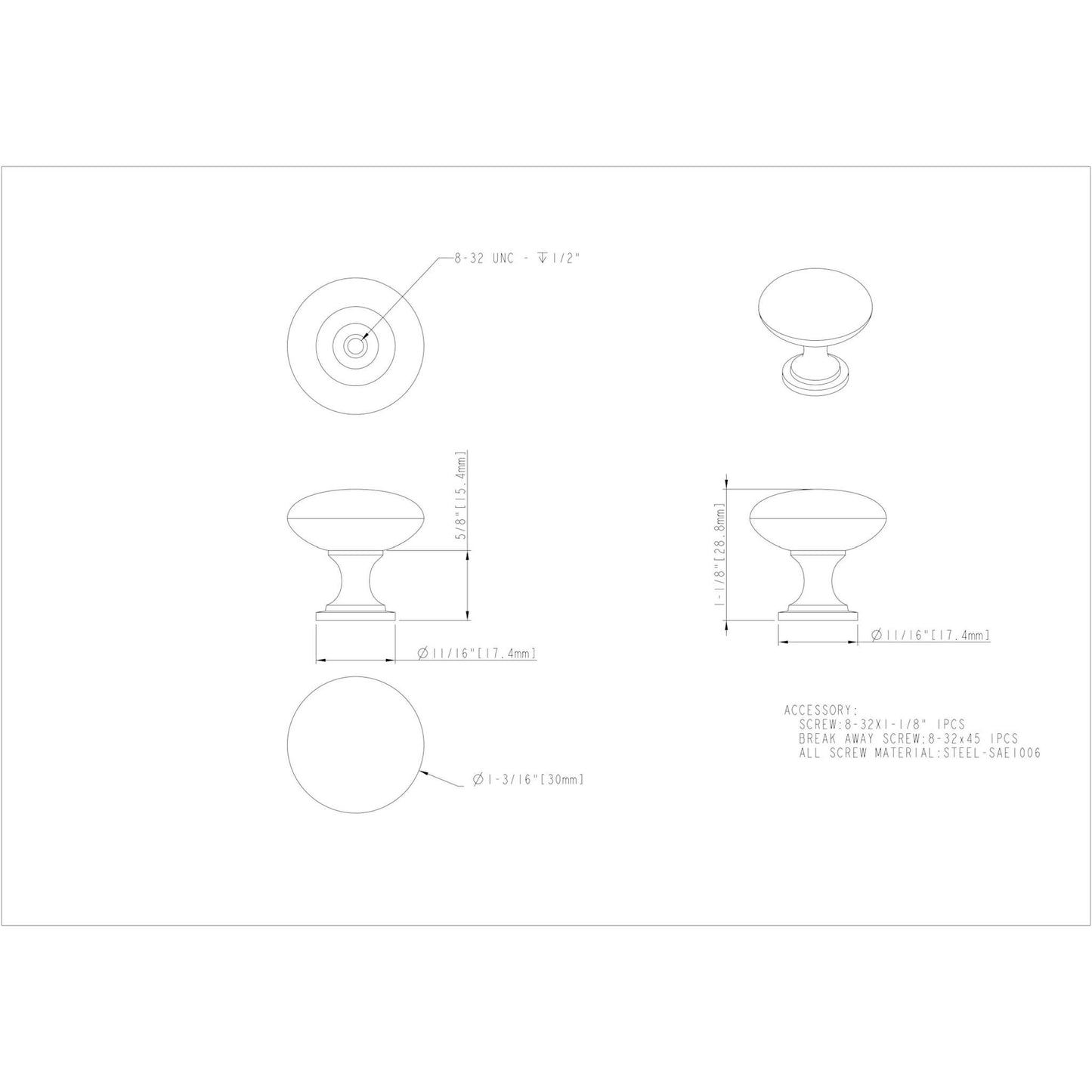 Elements - Madison Knobs