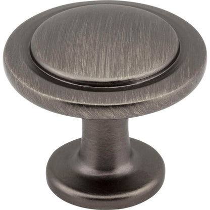 Elements - 1-1/4" Round Button Gatsby Cabinet Knob