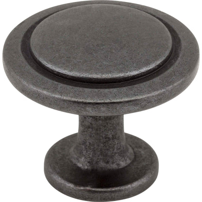 Elements - 1-1/4" Round Button Gatsby Cabinet Knob