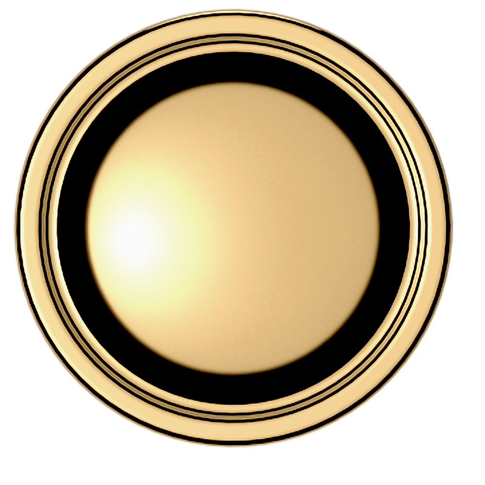 Lifetime (PVD) Polished Brass 1.25"