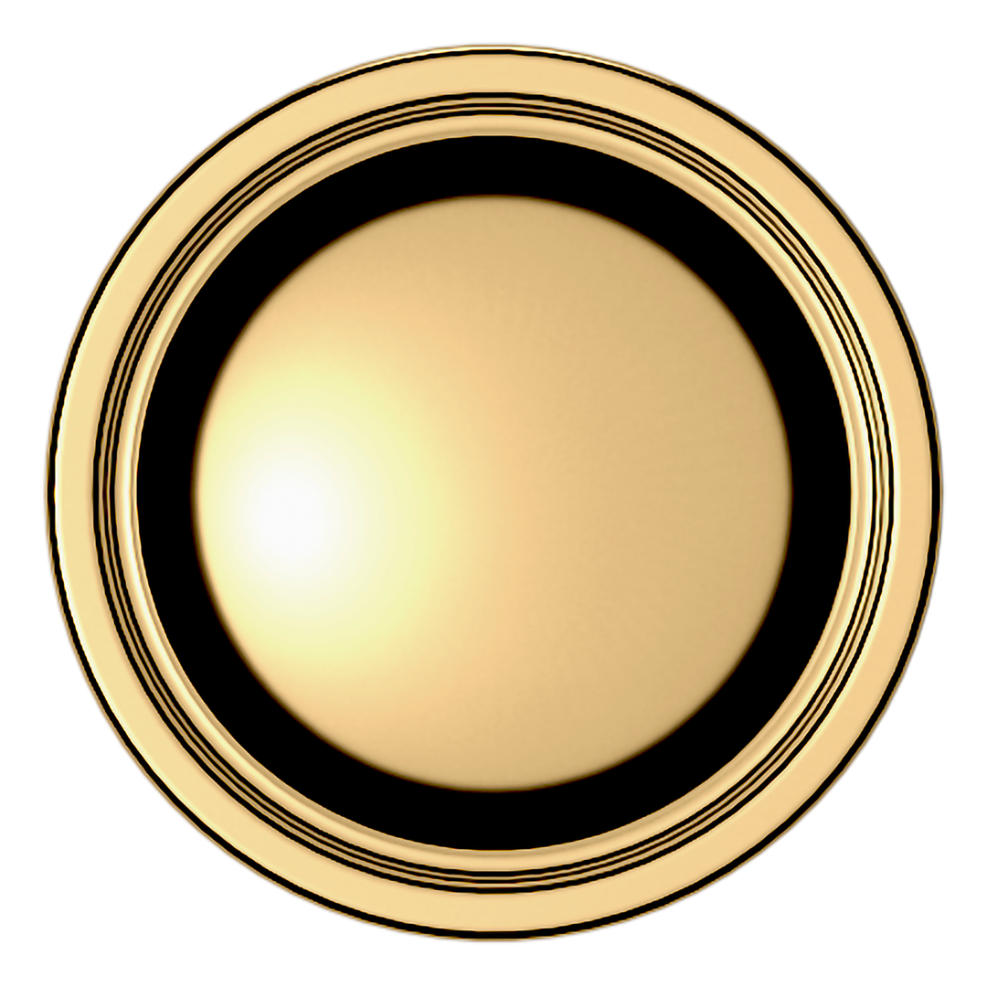 Lifetime (PVD) Polished Brass 1.5"