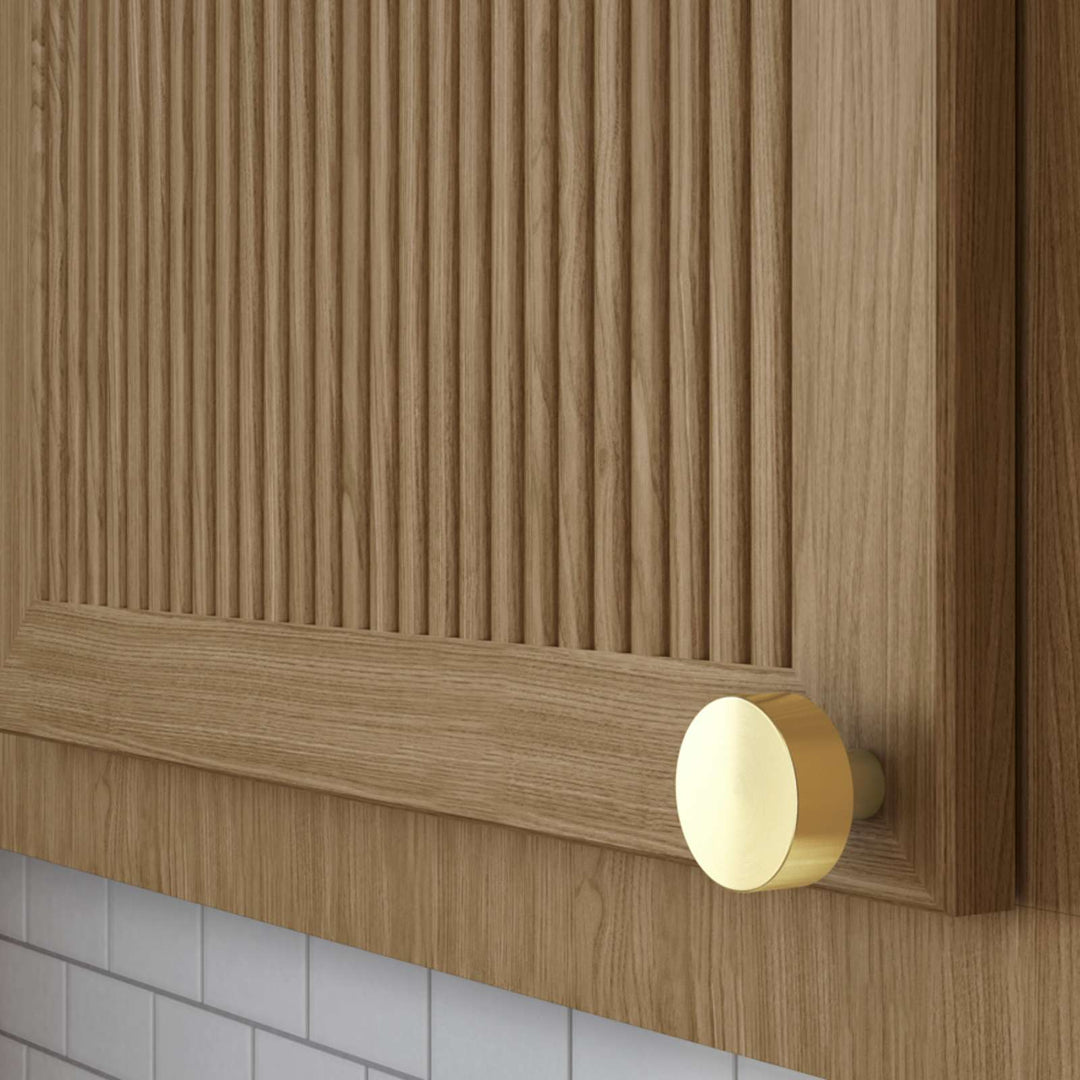 Non-lacquered Brass 1.25"