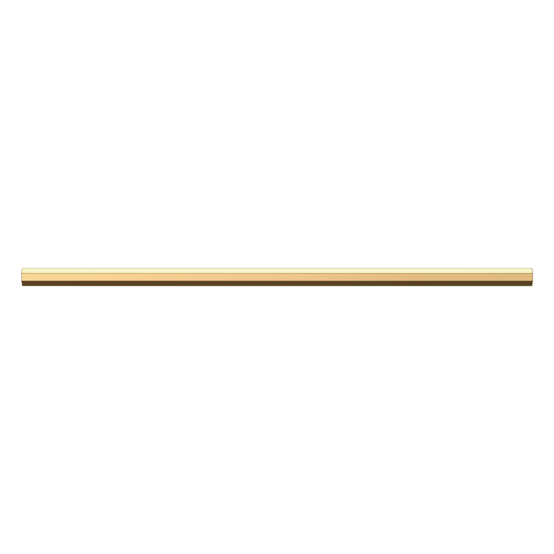 Lifetime (PVD) Polished Brass 18" CTC