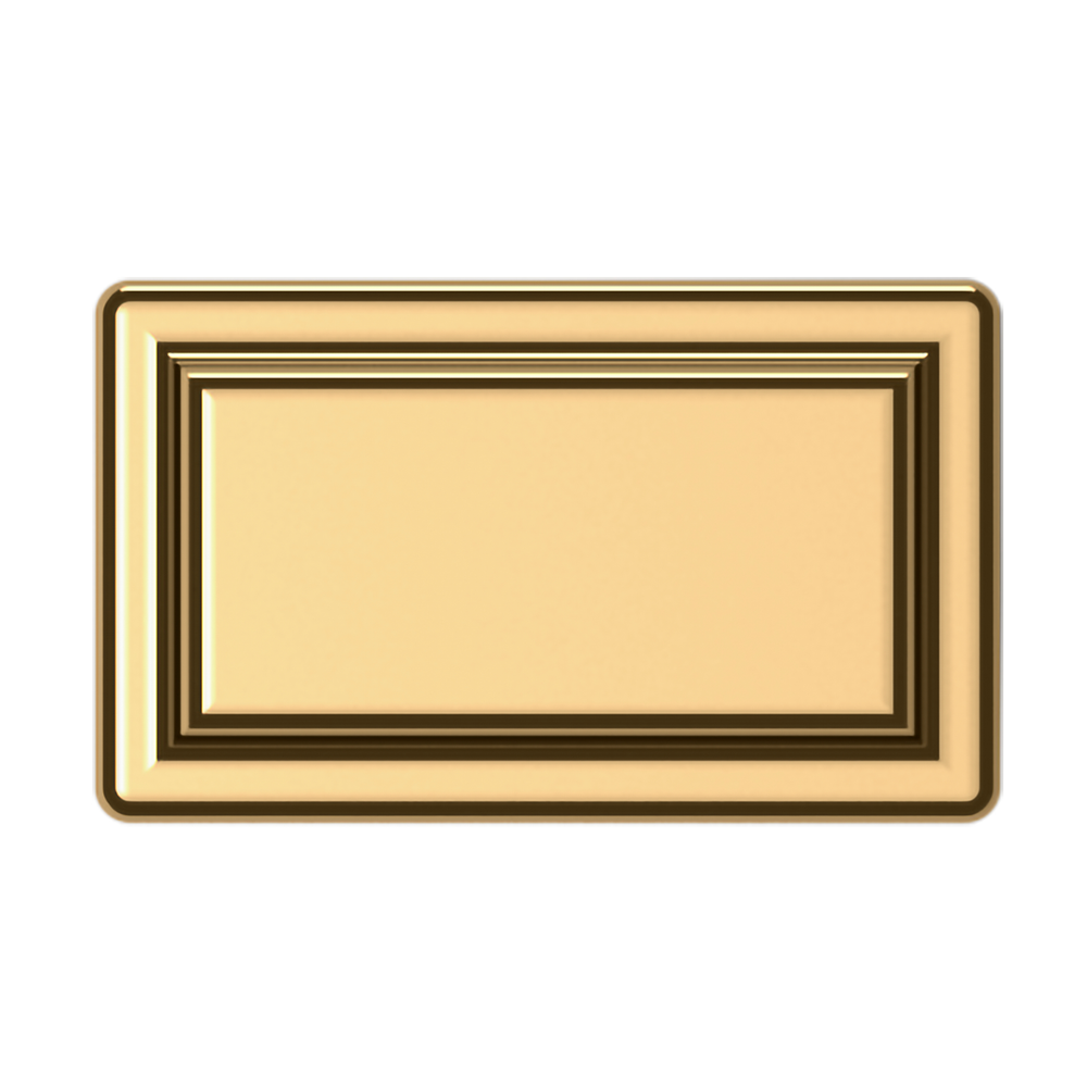 Lifetime (PVD) Polished Brass 1.5"