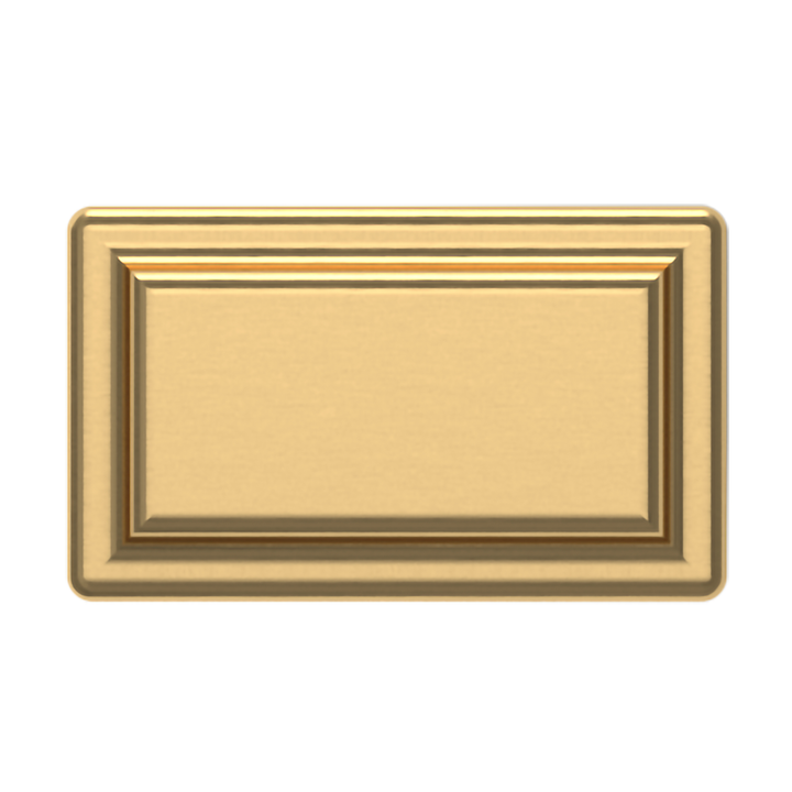 Lifetime (PVD) Satin Brass 1.5"