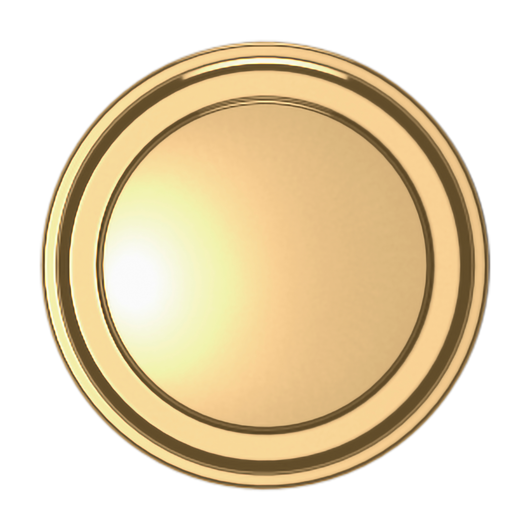 Lifetime (PVD) Polished Brass 1"