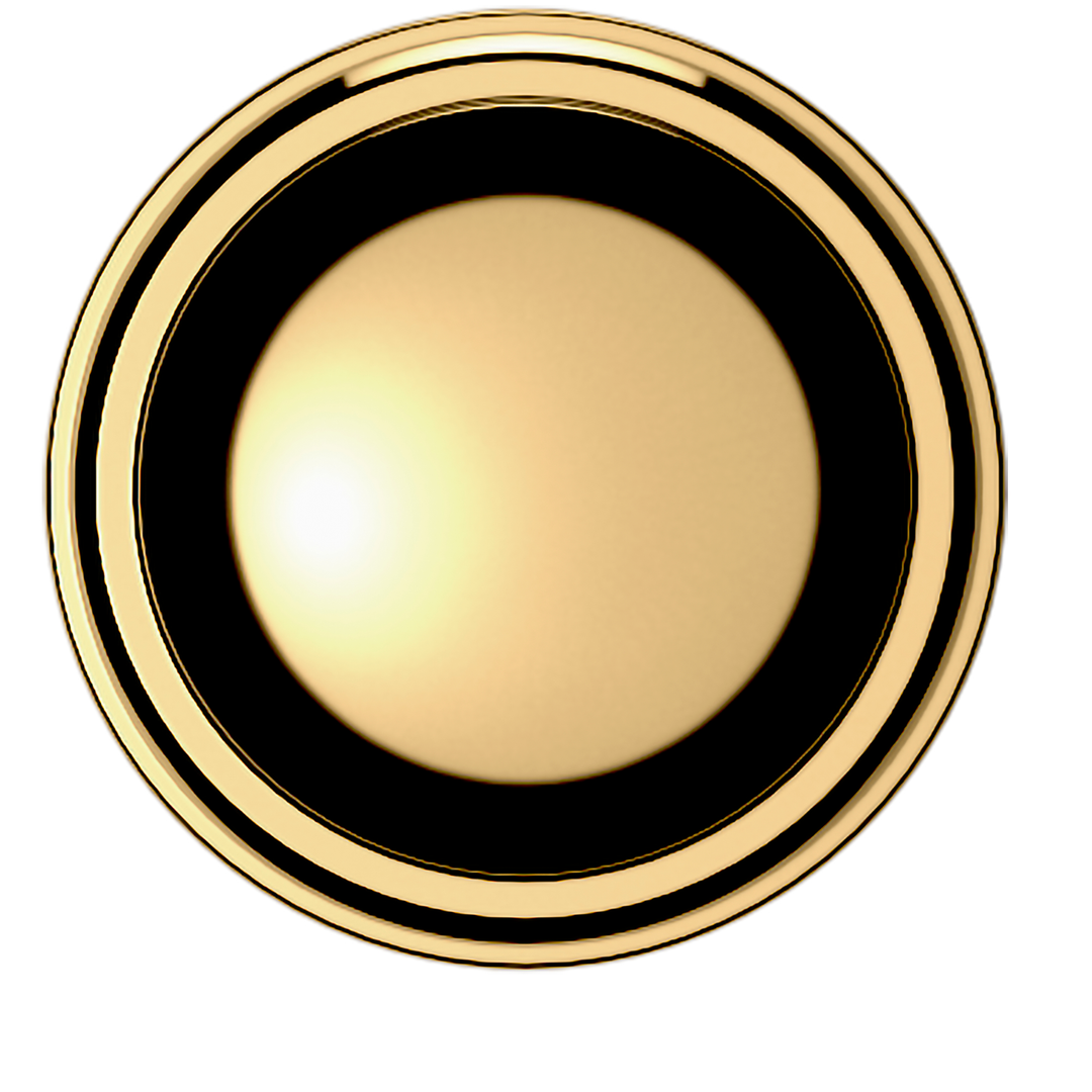 Lifetime (PVD) Polished Brass 1.32"